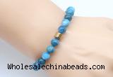 CGB9295 8mm, 10mm apatite & drum hematite power beads bracelets