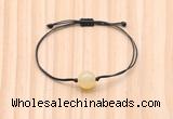 CGB9915 Fashion 12mm honey jade adjustable bracelet jewelry