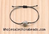 CGB9929 Fashion 12mm serpentine jasper adjustable bracelet jewelry