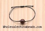 CGB9945 Fashion 12mm mahogany obsidian adjustable bracelet jewelry