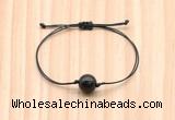 CGB9947 Fashion 12mm golden obsidian adjustable bracelet jewelry