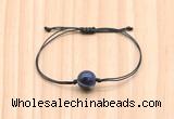 CGB9978 Fashion 12mm sodalite gemstone adjustable bracelet jewelry