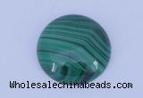 CGC17 20pcs 6mm flat round natural malachite gemstone cabochons