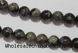 CGE102 15.5 inches 8mm round glaucophane gemstone beads