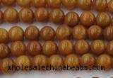 CGJ301 15.5 inches 6mm round goldstone jade beads wholesale