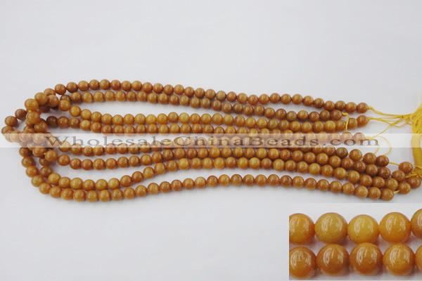 CGJ301 15.5 inches 6mm round goldstone jade beads wholesale