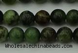 CGJ402 15.5 inches 8mm round green jade beads wholesale