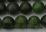 CGJ404 15.5 inches 12mm round green jade beads wholesale