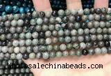 CGJ510 15.5 inches 4mm round green forst jasper beads wholesale