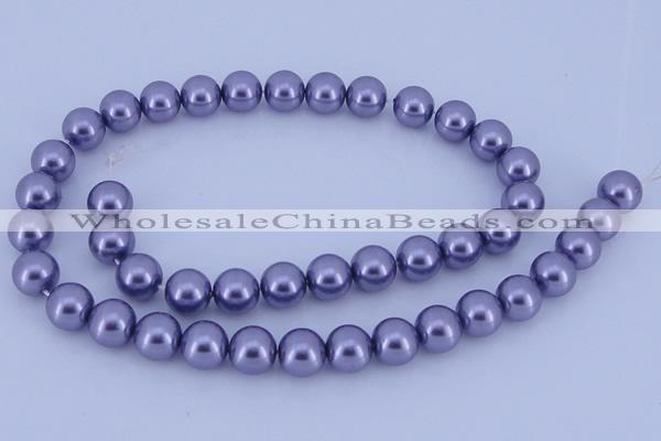 CGL159 5PCS 16 inches 18mm round dyed plastic pearl beads wholesale