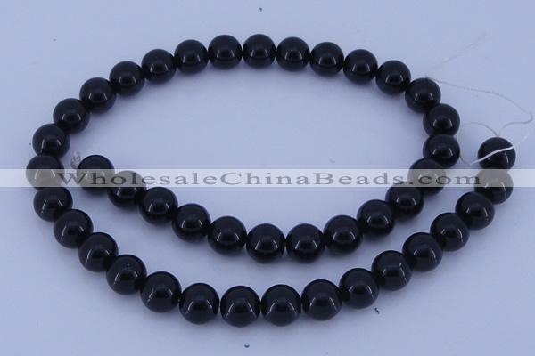 CGL282 10PCS 16 inches 4mm round dyed glass pearl beads wholesale