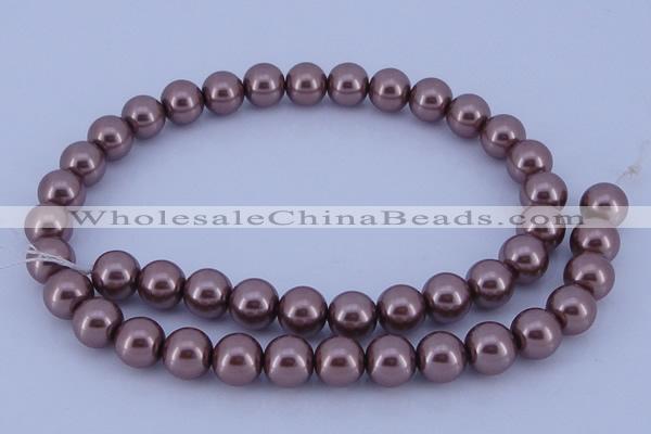 CGL401 2PCS 16 inches 25mm round dyed plastic pearl beads wholesale