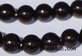 CGL897 10PCS 16 inches 6mm round heated glass pearl beads wholesale