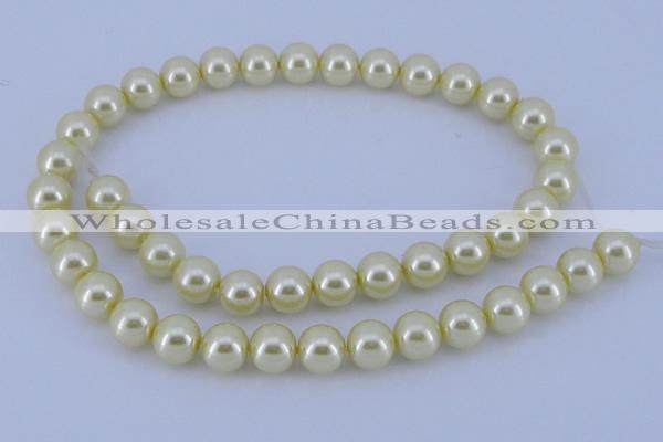 CGL90 5PCS 16 inches 20mm round dyed plastic pearl beads wholesale