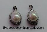 CGP1502 20*28mm - 20*30mm nuggets pearl pendants wholesale