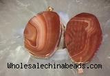 CGP2015 30*50mm - 50*80mm freeform agate slab pendants wholesale