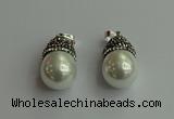 CGP455 15*25mm - 15*30mm teardrop pearl shell pendants wholesale