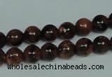 CGS202 15.5 inches 8mm round blue & brown goldstone beads wholesale