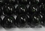 CGS404 15.5 inches 12mm round green goldstone beads wholesale