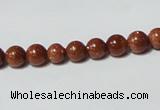 CGS50 15.5 inches 6mm round goldstone beads wholesale