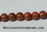 CGS51 15.5 inches 8mm round goldstone beads wholesale