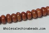 CGS63 15.5 inches 4*8mm rondelle goldstone beads wholesale