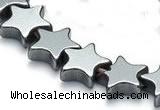 CHE11 16 inches 6mm star shape hematite beads Wholesale