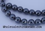 CHE30 16 inches 2mm faceted round hematite beads Wholesale