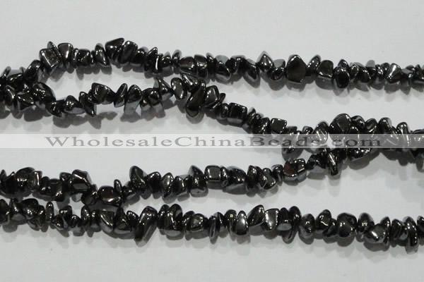 CHE307 15.5 inches 4*6mm – 8*12mm hematite chips beads wholesale