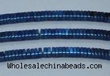 CHE564 15.5 inches 1*2*2mm square plated hematite beads wholesale