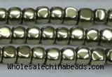 CHE876 15.5 inches 3*3mm dice plated hematite beads wholesale