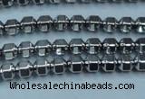 CHE981 15.5 inches 4*4mm plated hematite beads wholesale