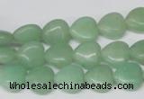 CHG26 15.5 inches 10*10mm heart green aventurine beads wholesale