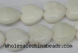 CHG62 15.5 inches 16*16mm heart shell beads wholesale