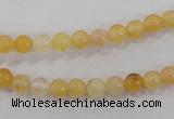 CHJ01 15.5 inches 4mm round honey jade stone beads wholesale