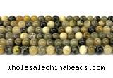 CHJ102 15 inches 8mm round honeybee jasper beads