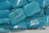 CHM03 16 inches 13*18mm rectangle blue hemimorphite beads wholesale