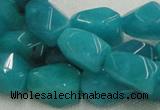 CHM05 16 inches 10*16mm freeform blue hemimorphite beads wholesale