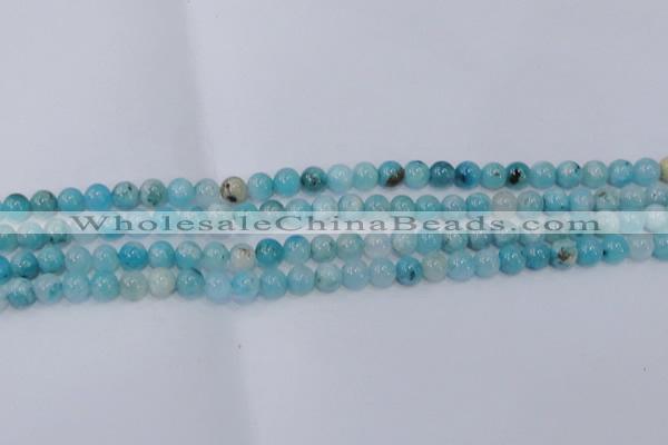 CHM201 15.5 inches 6mm round blue hemimorphite beads wholesale