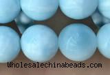 CHM303 15.5 inches 10mm round blue hemimorphite gemstone beads