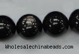 CHS04 15.5 inches 18mm round natural hypersthene gemstone beads