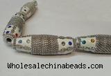 CIB02 17*60mm rice fashion Indonesia jewelry beads wholesale