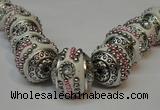 CIB110 18mm round fashion Indonesia jewelry beads wholesale