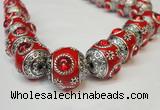 CIB193 19mm round fashion Indonesia jewelry beads wholesale