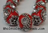 CIB203 19mm round fashion Indonesia jewelry beads wholesale