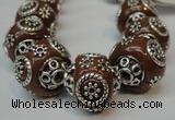 CIB282 16*16mm rondelle fashion Indonesia jewelry beads wholesale