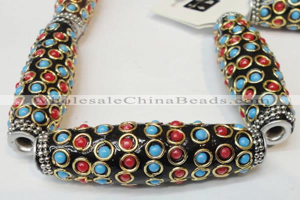 CIB35 17*60mm rice fashion Indonesia jewelry beads wholesale