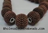 CIB402 17mm round fashion Indonesia jewelry beads wholesale