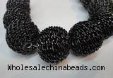 CIB456 30mm round fashion Indonesia jewelry beads wholesale