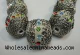 CIB460 25mm round fashion Indonesia jewelry beads wholesale